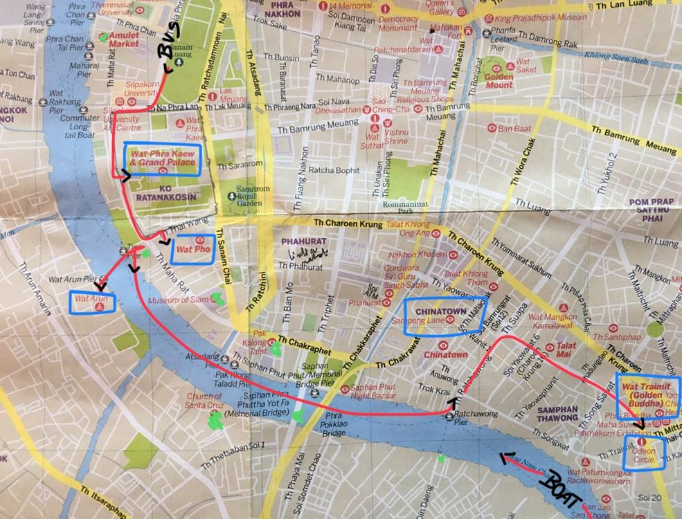 bangkok, bản đồ thành phố