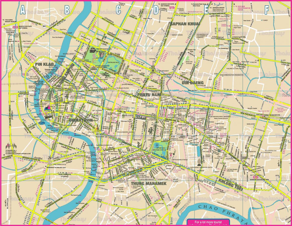 bản đồ thành phố bangkok