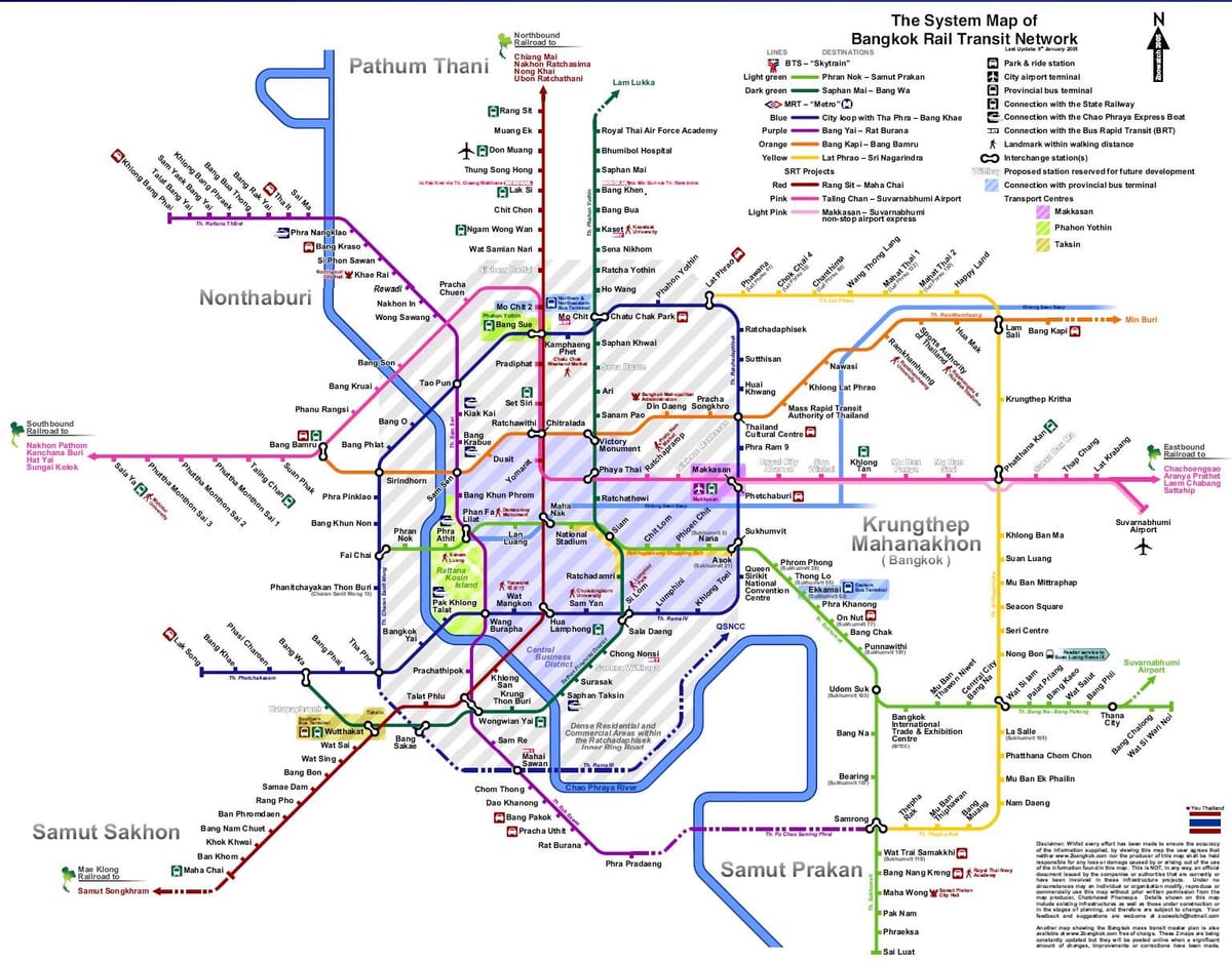 cảnh bản đồ bangkok