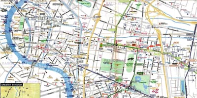 Bangkok bản đồ du lịch tiếng anh