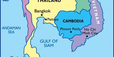 Bangkok, thái lan, bản đồ