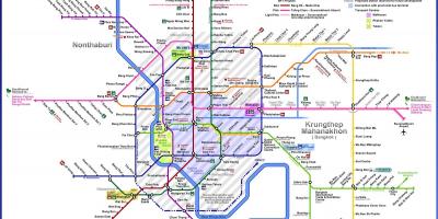 Bangkok tuyến xe buýt bản đồ