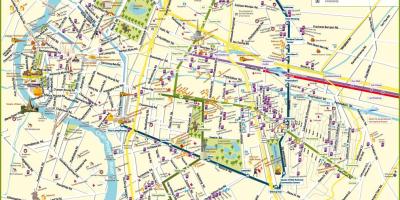 Bản đồ của đường bangkok
