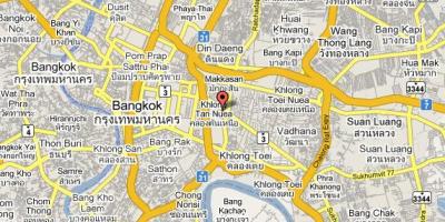 Bản đồ của đường khu vực bangkok