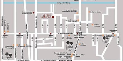 Bản đồ của bangkok soi