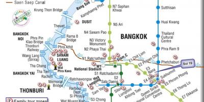 Bangkok giao thông công cộng bản đồ