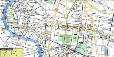 Bản đồ của cách bangkok