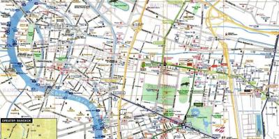 Bản đồ của cách bangkok