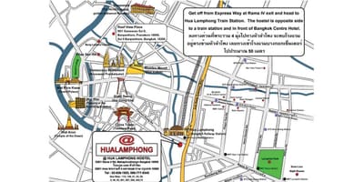 Hua lamphong ga bản đồ