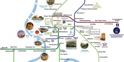 Sân bay liên kết bản đồ